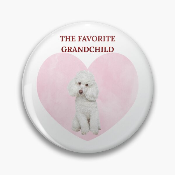 Item preview, The Favorite Grandchild Funny Poodle Grandma Gift designed and sold by chaos-and-curls.