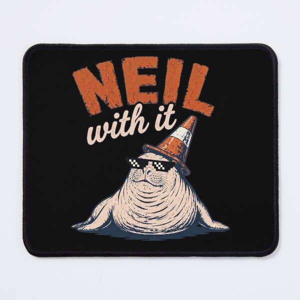 Item preview, Funny Neil The Seal Traffic Cone Meme designed and sold by k3rstman1.