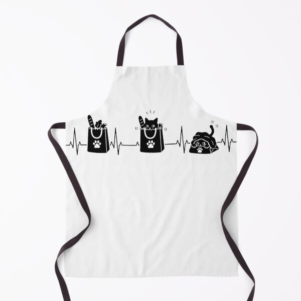Item preview, ❤️ HEARTBEAT COLLECITON ❤️ - Heartbeat Cat - Interrupted by Grocery Bag Trap designed and sold by WheelieGdArt.