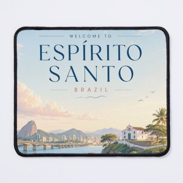 Item preview, Espírito Santo Brazil Travel Poster | Peaceful Coastal Wall Art designed and sold by ElartedeNoel.