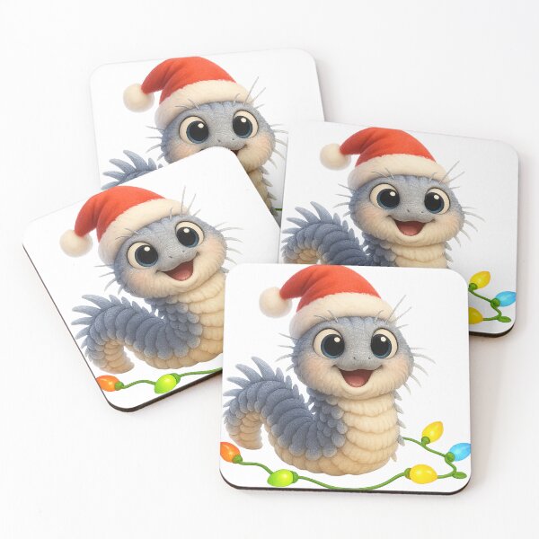 Item preview, Christmas Antarctic Scale Worm designed and sold by Sillytoe.