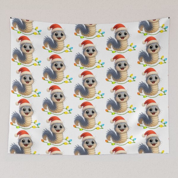 Item preview, Christmas Antarctic Scale Worm designed and sold by Sillytoe.