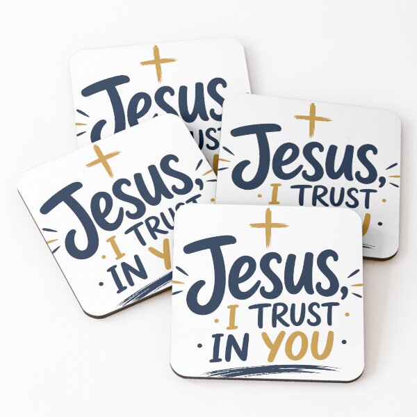 Item preview, Jesus, I Trust in You | Modern Christian Typography designed and sold by MTacher.