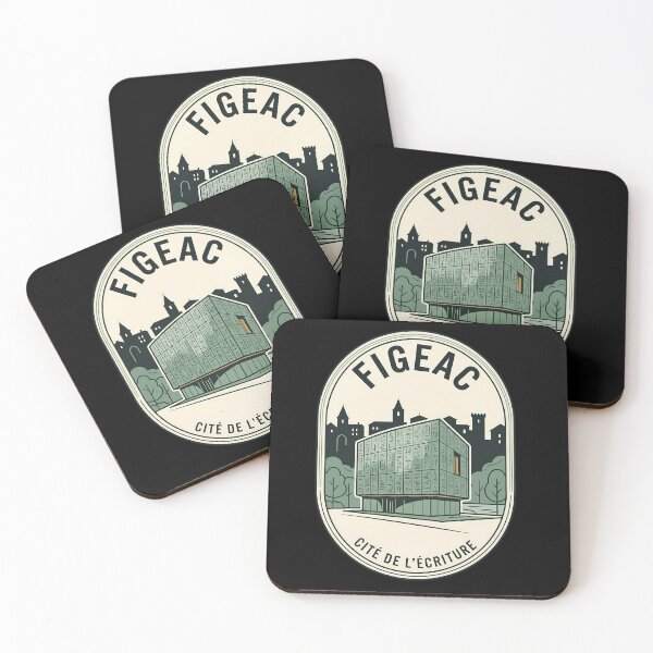 Item preview, Figeac France Vintage Travel Emblem Cité de l'Écriture designed and sold by k3rstman1.