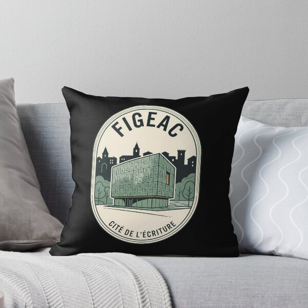 Item preview, Figeac France Vintage Travel Emblem Cité de l'Écriture designed and sold by k3rstman1.