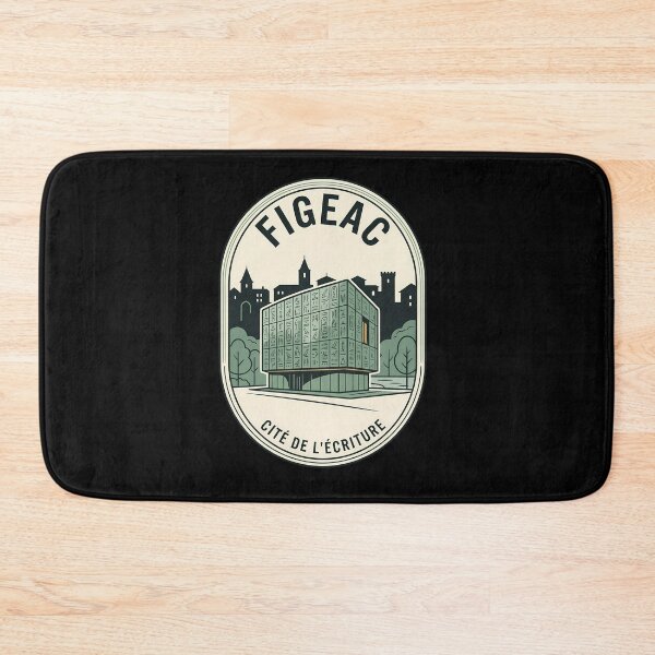 Item preview, Figeac France Vintage Travel Emblem Cité de l'Écriture designed and sold by k3rstman1.