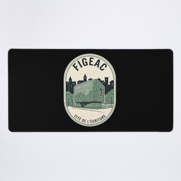 Item preview, Figeac France Vintage Travel Emblem Cité de l'Écriture designed and sold by k3rstman1.