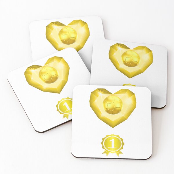 Item preview, Golden Soccer Ball Heart and Number 1 Champion Medal designed and sold by Art IN Pack.