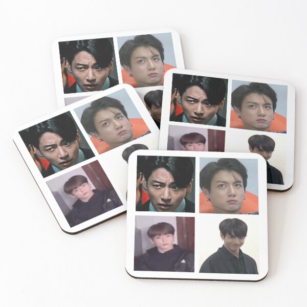 Item preview, JJK KPOP funny face sticker set  designed and sold by TalgiUYU.