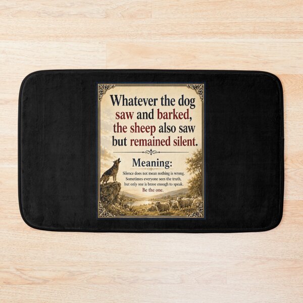 Item preview, Whatever The Dog Saw | Brave Truth & Motivation Quote designed and sold by EverClassic.
