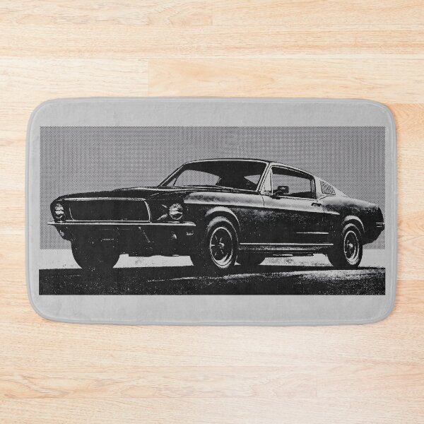 Item preview, 1968 Mustang Bullitt Halftone Vintage Graphic designed and sold by EdGraphy.