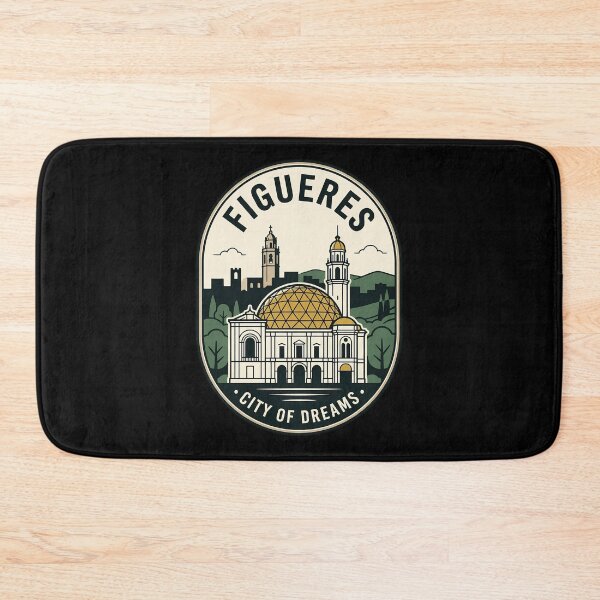 Item preview, Figueres Spain City of Dreams Vintage Travel Emblem designed and sold by k3rstman1.
