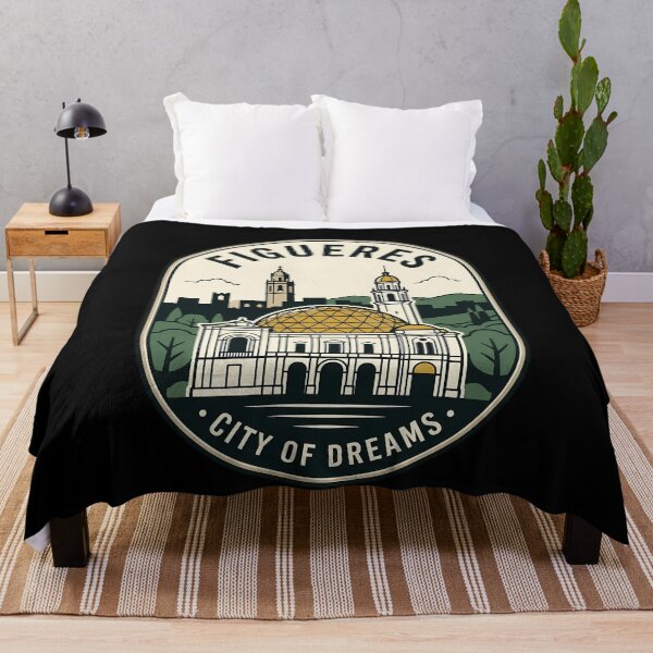 Item preview, Figueres Spain City of Dreams Vintage Travel Emblem designed and sold by k3rstman1.