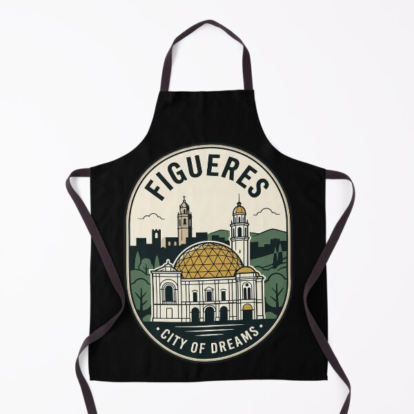 Item preview, Figueres Spain City of Dreams Vintage Travel Emblem designed and sold by k3rstman1.