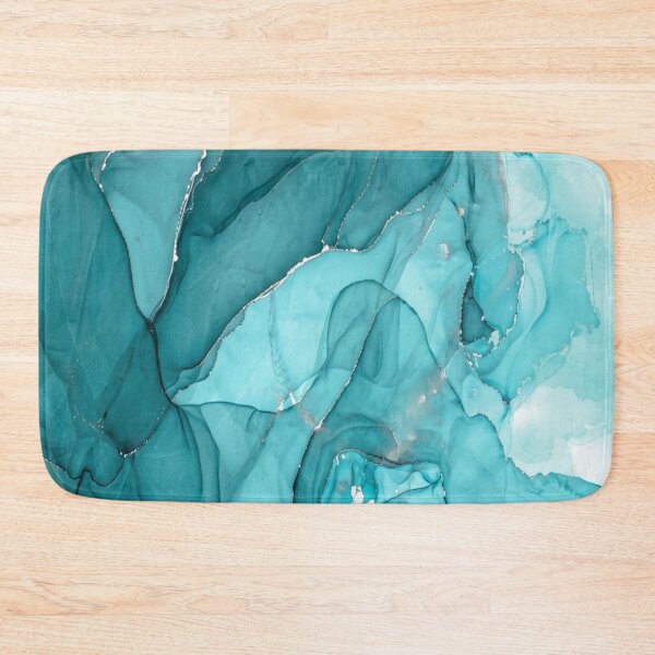 Item preview, Blue Flowing Abstract Painting designed and sold by Differenceee.