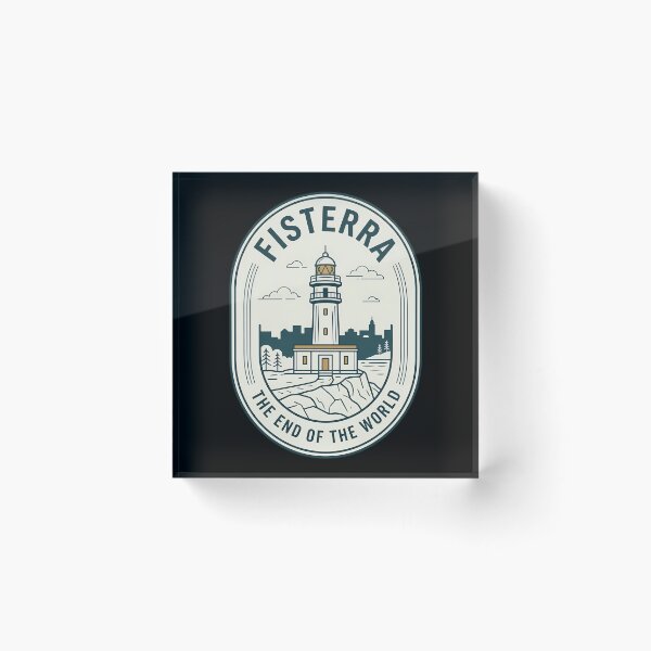 Item preview, Fisterra Cape Finisterre Vintage Travel Emblem designed and sold by k3rstman1.