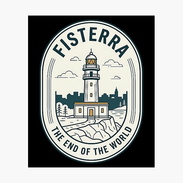 Item preview, Emblema de viaje vintage de Fisterra Cabo Finisterre designed and sold by k3rstman1.