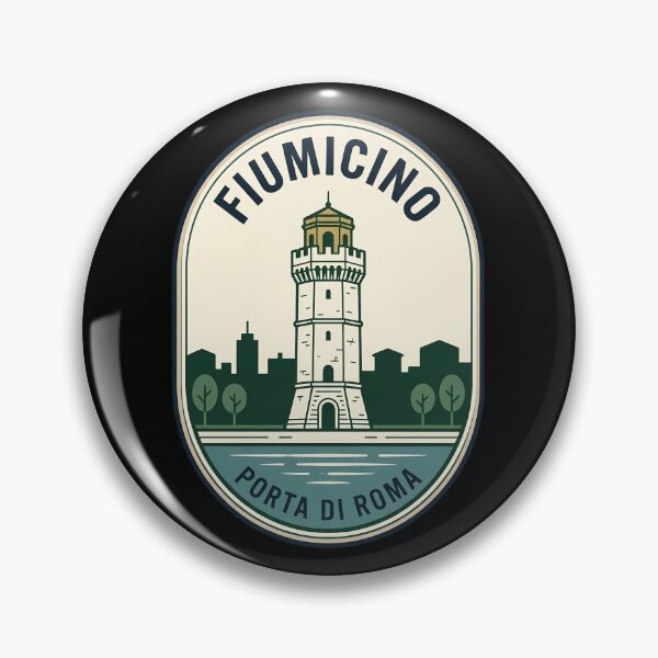 Item preview, Vintage Travel Emblem Fiumicino Porta di Roma designed and sold by k3rstman1.