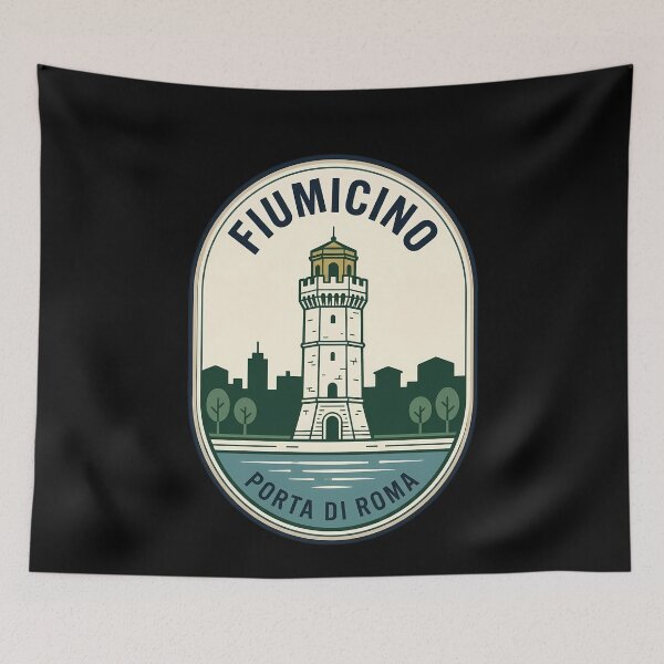Item preview, Vintage Travel Emblem Fiumicino Porta di Roma designed and sold by k3rstman1.