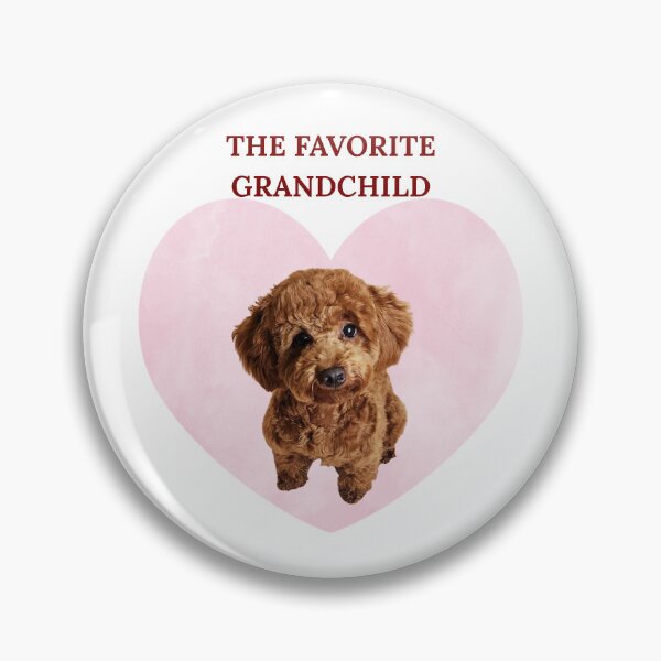 Item preview, The Favorite Grandchild Funny Poodle Grandma Gift designed and sold by chaos-and-curls.