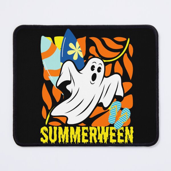 Item preview, Summerween Ghost with Surfboards Spooky Summer designed and sold by The Retromotel.