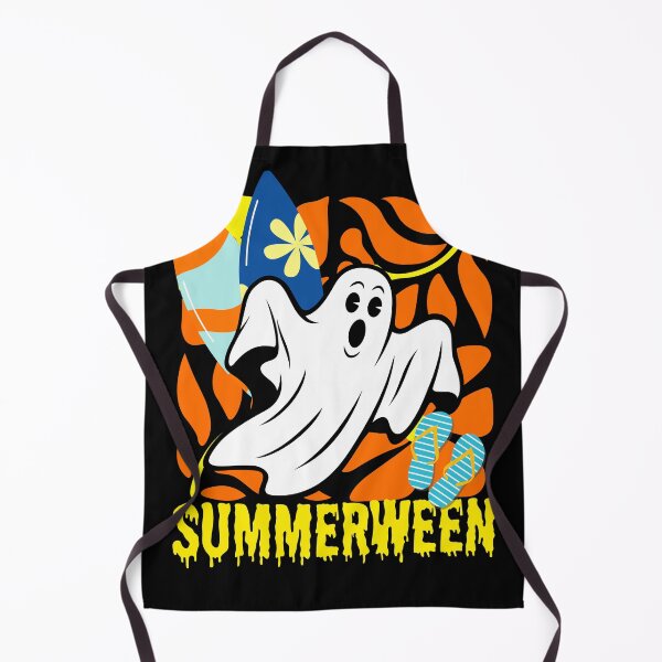 Item preview, Summerween Ghost with Surfboards Spooky Summer designed and sold by The Retromotel.