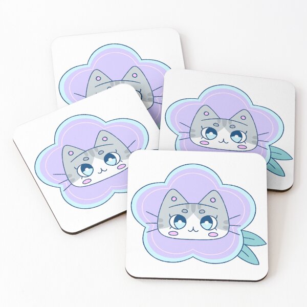 Item preview, Purple Daisy Tabby Cat designed and sold by artbycolby.