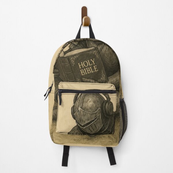 Item preview, Knight Reading the Holy Bible | Christian Faith Vintage Sepia Art designed and sold by Jesus-istheway.