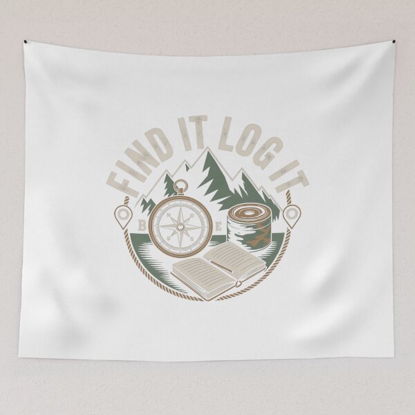 Item preview, Found It Log It - Geocaching Logbook Design designed and sold by IamKristopher.