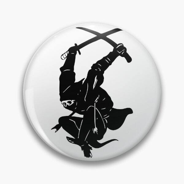 Item preview, Ninja Dual Swords Silhouette - Japanese Warrior Streetwear designed and sold by DMITRYEH STUDIO.