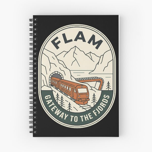 Item preview, Flam Gateway To The Fjords Vintage Travel Emblem designed and sold by k3rstman1.
