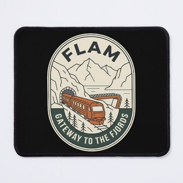 Item preview, Flam Gateway To The Fjords Vintage Travel Emblem designed and sold by k3rstman1.
