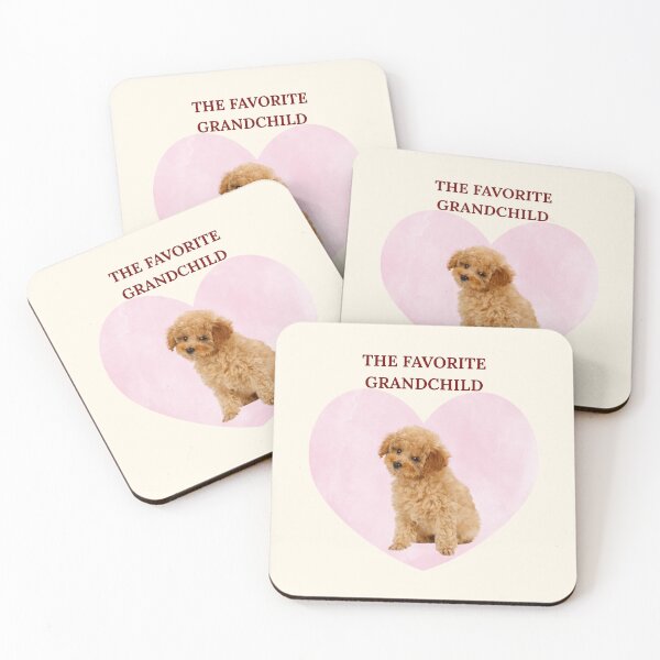 Item preview, The Favorite Grandchild Funny Poodle Grandma Gift designed and sold by chaos-and-curls.