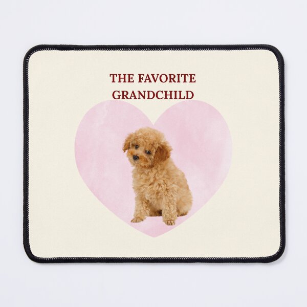 Item preview, The Favorite Grandchild Funny Poodle Grandma Gift designed and sold by chaos-and-curls.