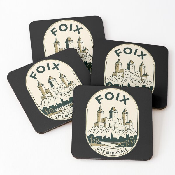 Item preview, Foix France Medieval City Vintage Travel Emblem designed and sold by k3rstman1.