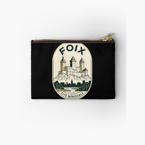 Item preview, Foix France Medieval City Vintage Travel Emblem designed and sold by k3rstman1.