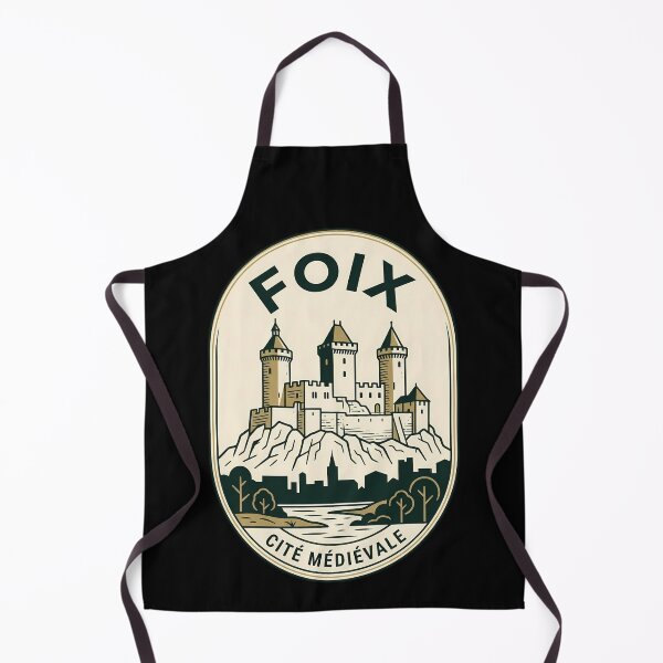 Item preview, Foix France Medieval City Vintage Travel Emblem designed and sold by k3rstman1.