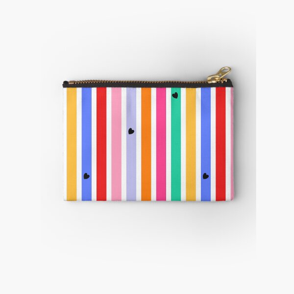 Item preview, Rainbow Candy Stripe Hearts Pattern designed and sold by Patterns & Love .