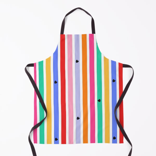 Item preview, Rainbow Candy Stripe Hearts Pattern designed and sold by Patterns & Love .
