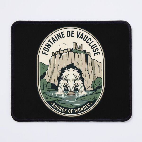 Item preview, Fontaine De Vaucluse France Vintage Travel Emblem designed and sold by k3rstman1.