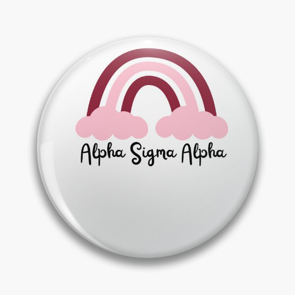 Item preview, Alpha Sigma Alpha Sorority Red Monochrome Rainbow designed and sold by JaymeOctober.