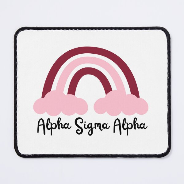 Item preview, Alpha Sigma Alpha Sorority Red Monochrome Rainbow designed and sold by JaymeOctober.