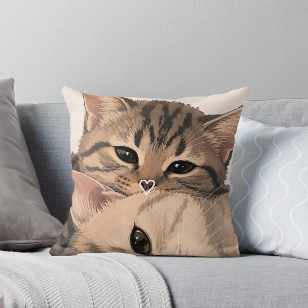Item preview, Cute Cuddling Cats | Cozy Kittens Love Aesthetic Illustration designed and sold by Jesus-istheway.