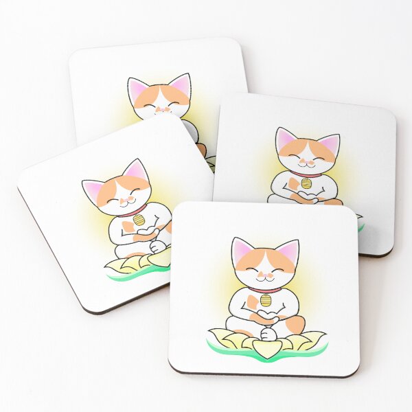 Artikelvorschau, Meditierende Chisai-Katze entworfen und verkauft von fishbirdstudios.