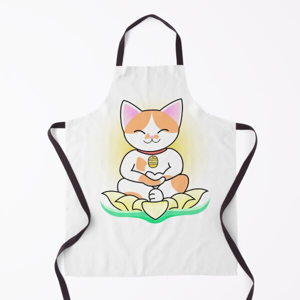 Item preview, Meditating Chisai Cat designed and sold by fishbirdstudios.