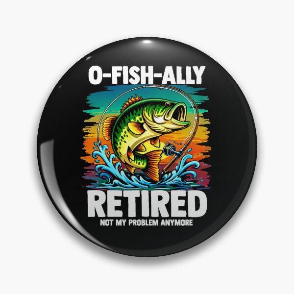Item preview, O-Fish-Ally Retired - Funny Fishing Retirement Dad Husband designed and sold by BendyBeasts.