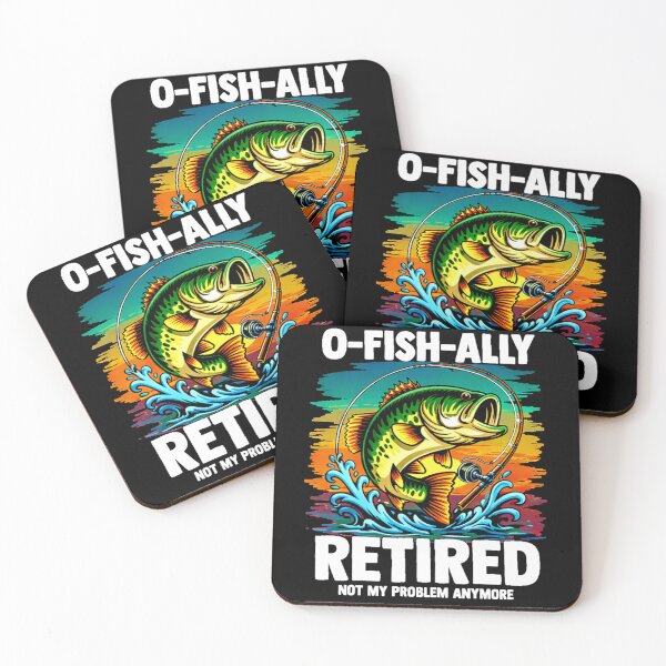 Item preview, O-Fish-Ally Retired - Funny Fishing Retirement Dad Husband designed and sold by BendyBeasts.