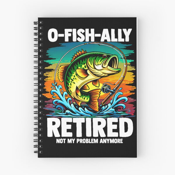 Item preview, O-Fish-Ally Retired - Funny Fishing Retirement Dad Husband designed and sold by BendyBeasts.