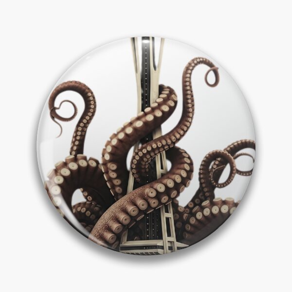 Item preview, Giant Octopus Space Needle designed and sold by Qubrus-Saliba.