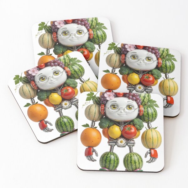Item preview, VEGGIE BOT - The Cute Bio-Organic Cyborg designed and sold by Sem Bregs.
